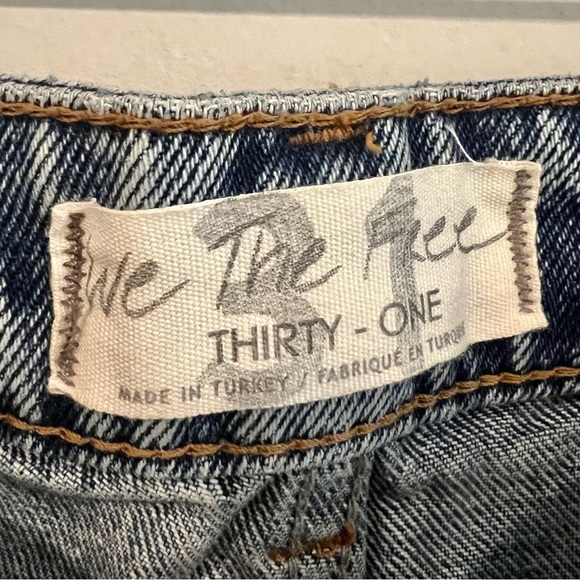 Free People We The Free Dakota High Rise Straight Jeans - Picture 4 of 6